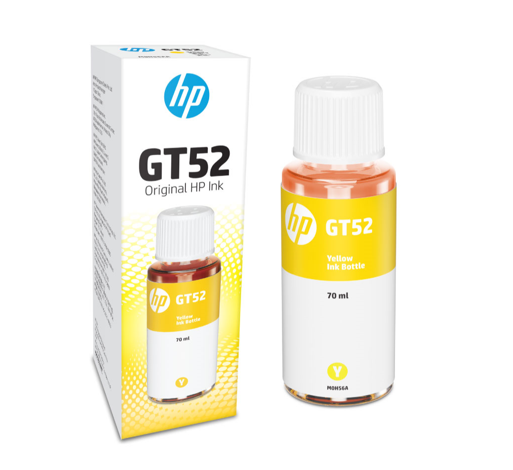 HP GT52 Yellow — HP Ink Bottle